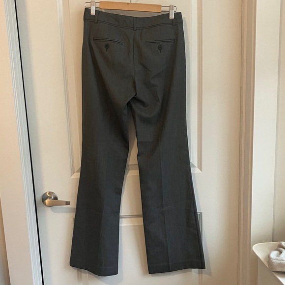Express Editor Gray Flare Pants - Picture 8 of 9